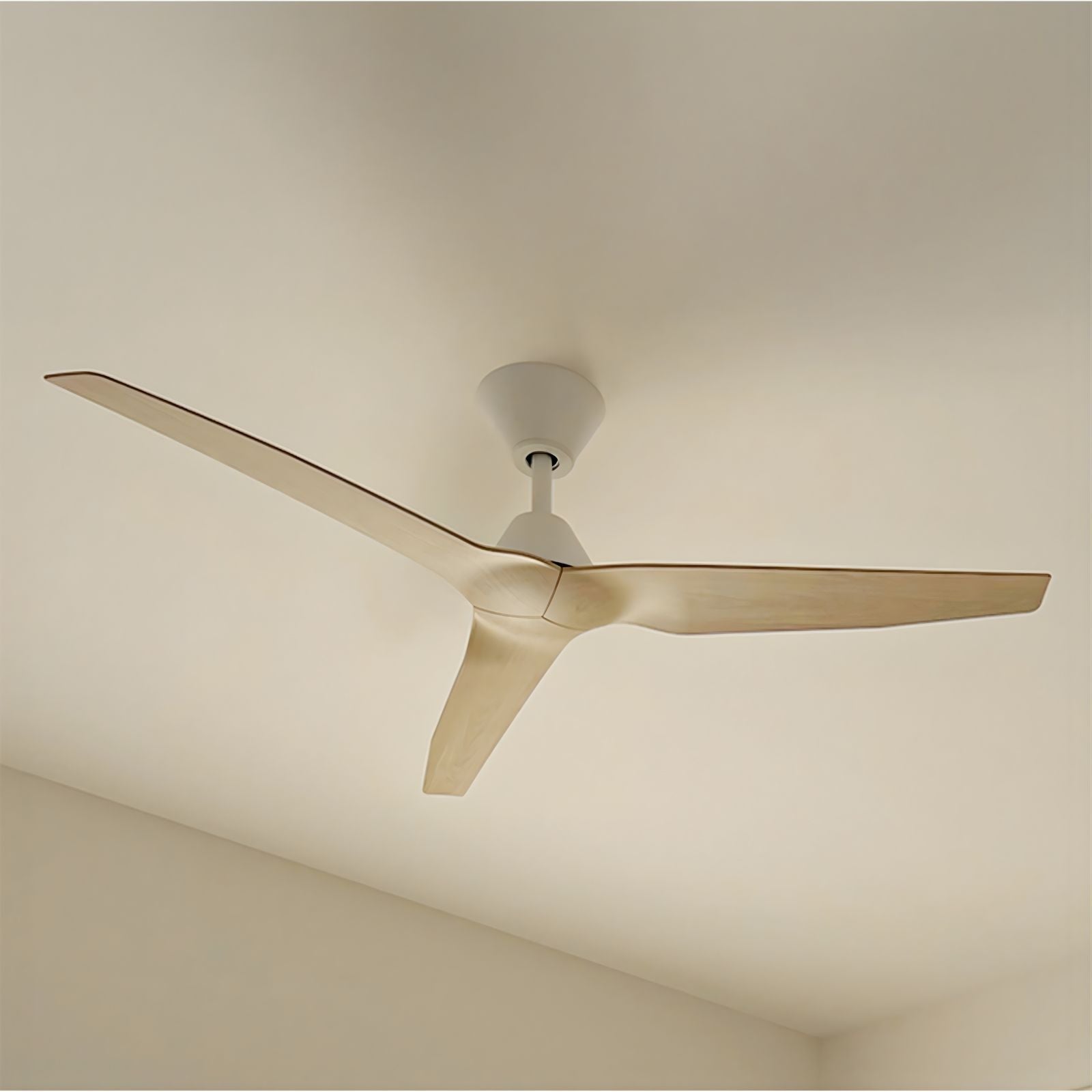 Ceiling Fanco Infinity-iD 54'' (137cm) DC Ceiling Fan - White and Beechwood F8030/121B - The Blue Space