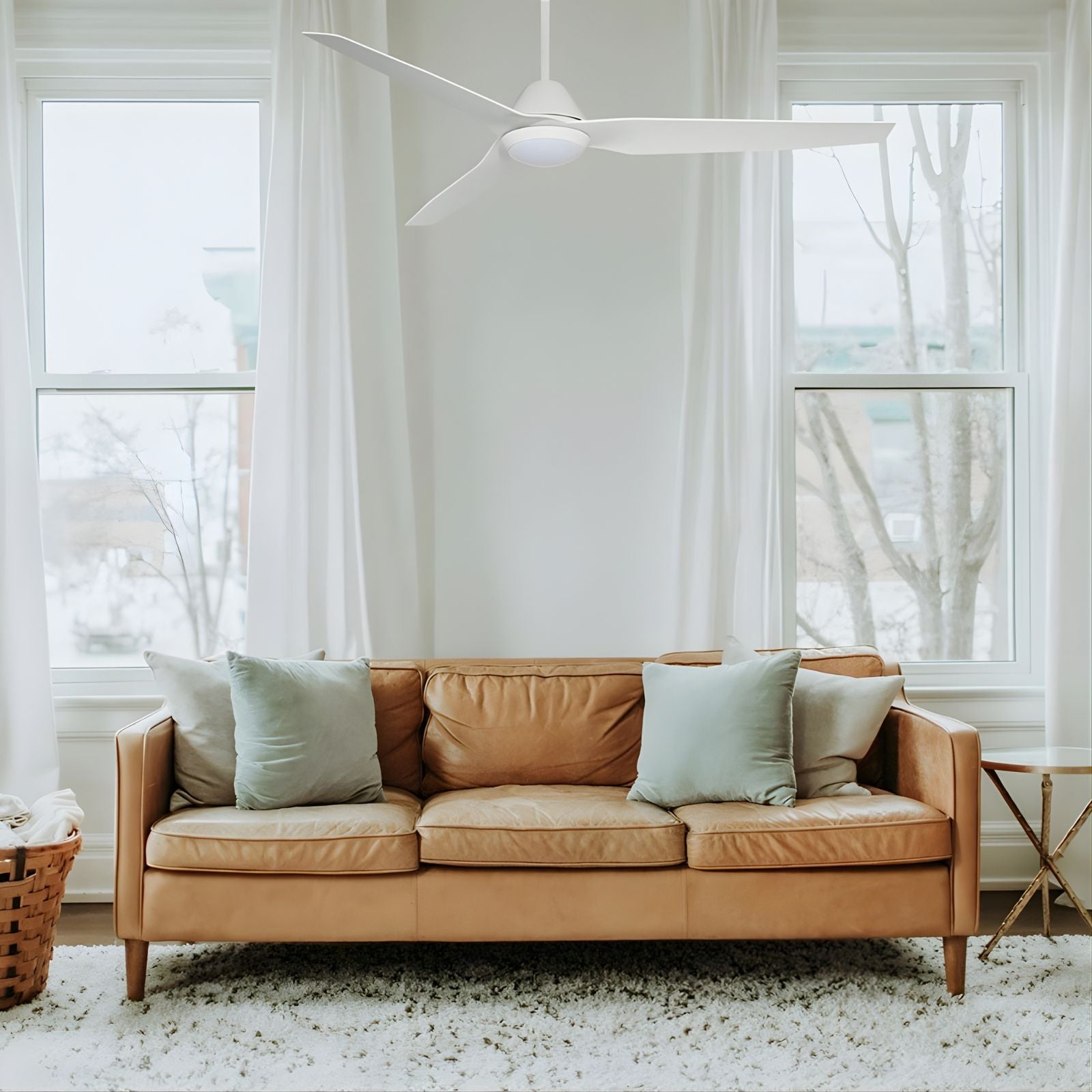 Lifestyle Fanco Infinity-iD 64'' (163cm) DC Ceiling Fan with LED Light - White KF8041/101B - The Blue Space