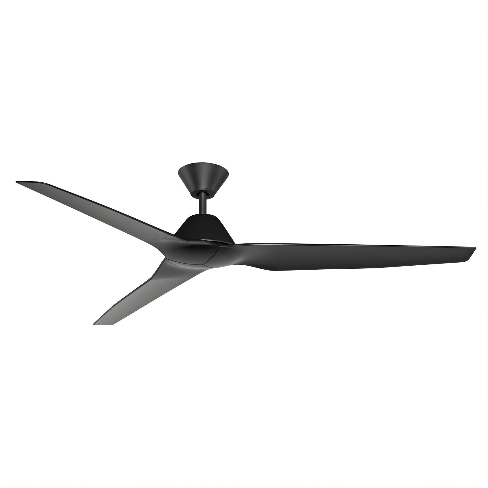 Fanco Infinity-iD 64'' (163cm) DC Ceiling Fan with Wall Control - Black KF8050/202C - The Blue Space