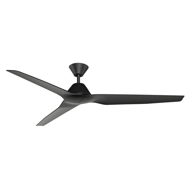 Fanco Infinity-iD 64'' (163cm) DC Ceiling Fan with Wall Control - Black KF8050/202C - The Blue Space