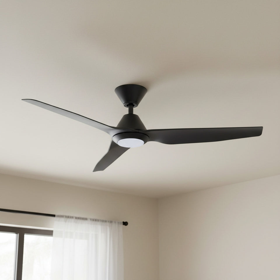 Fanco Infinity-iD v3 48'' (122cm) DC Ceiling Fan with LED Light Black
