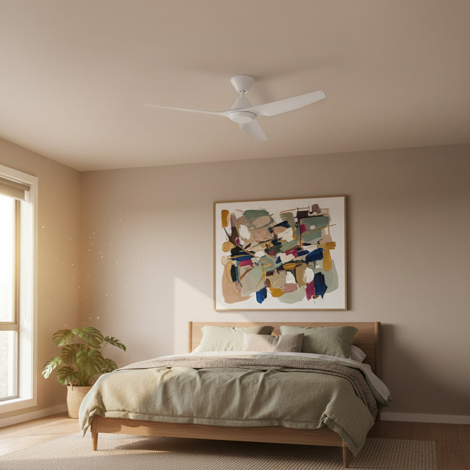 Fanco Infinity-iD v3 48'' (122cm) DC Ceiling Fan with LED Light White