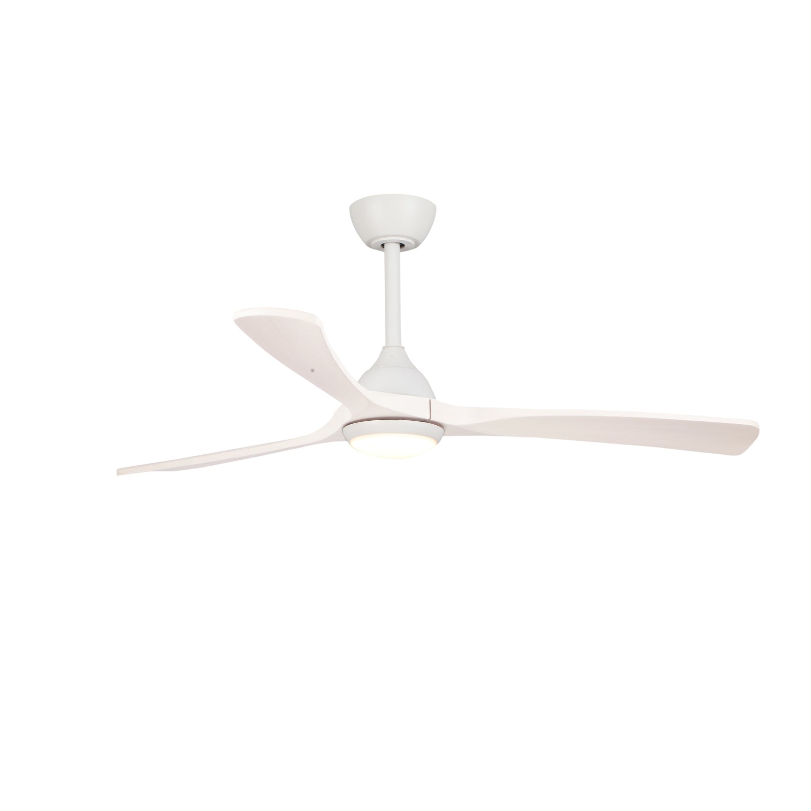Fanco Sanctuary 52'' (132cm) DC Ceiling Fan with LED Light - White and Whitewash F6001/120A - The Blue Space