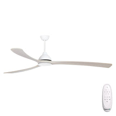 Fanco Sanctuary 86'' (218cm) DC Ceiling Fan - White and Whitewash KF6020/101A - The Blue Space