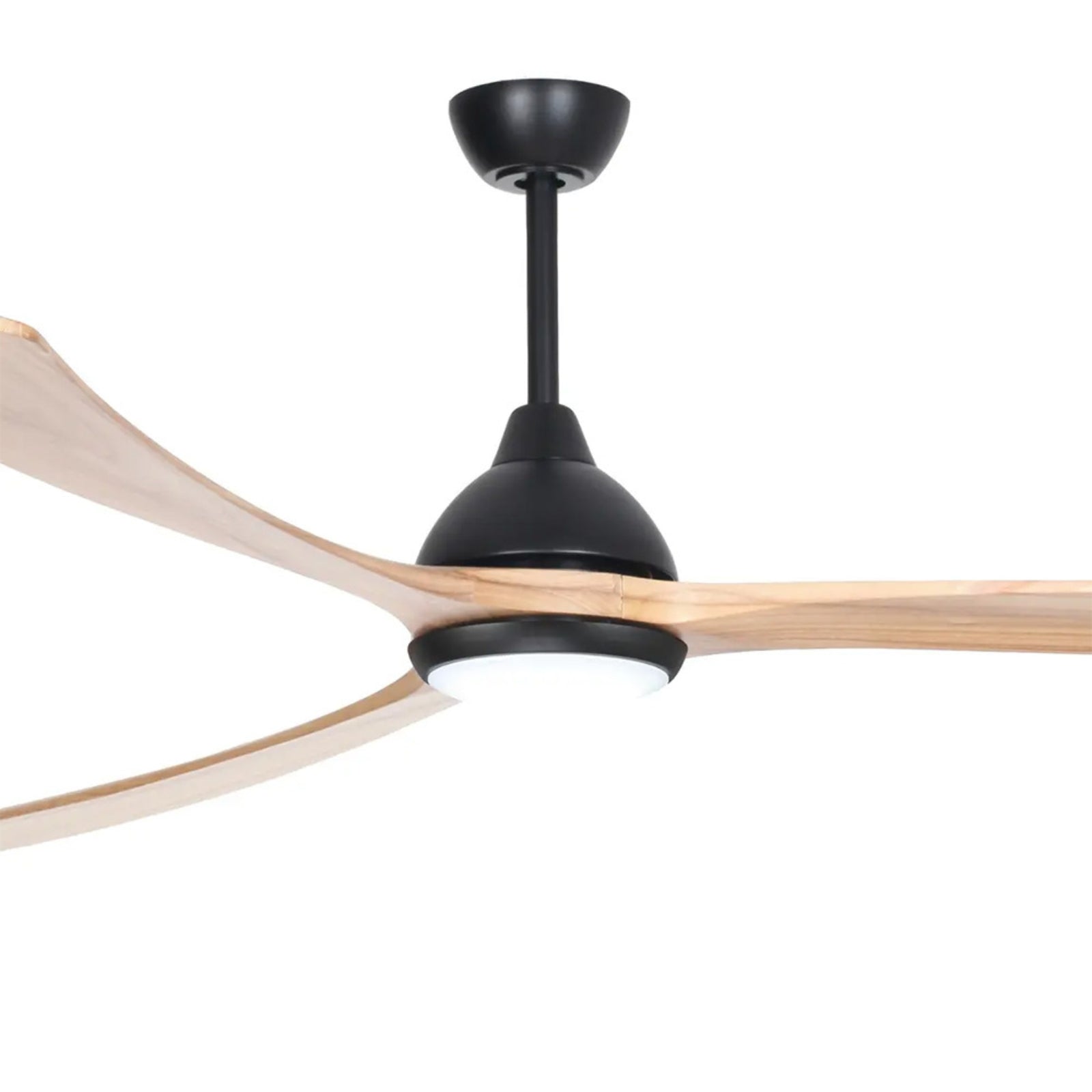 Details Fanco Sanctuary 86'' (218cm) DC Ceiling Fan with LED Light - Black and Natural KF6021/219A - The Blue Space