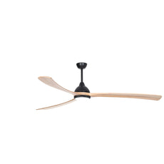 Fanco Sanctuary 92'' (234cm) DC Ceiling Fan with LED Light - Black and Natural KF6031/219A - The Blue Space