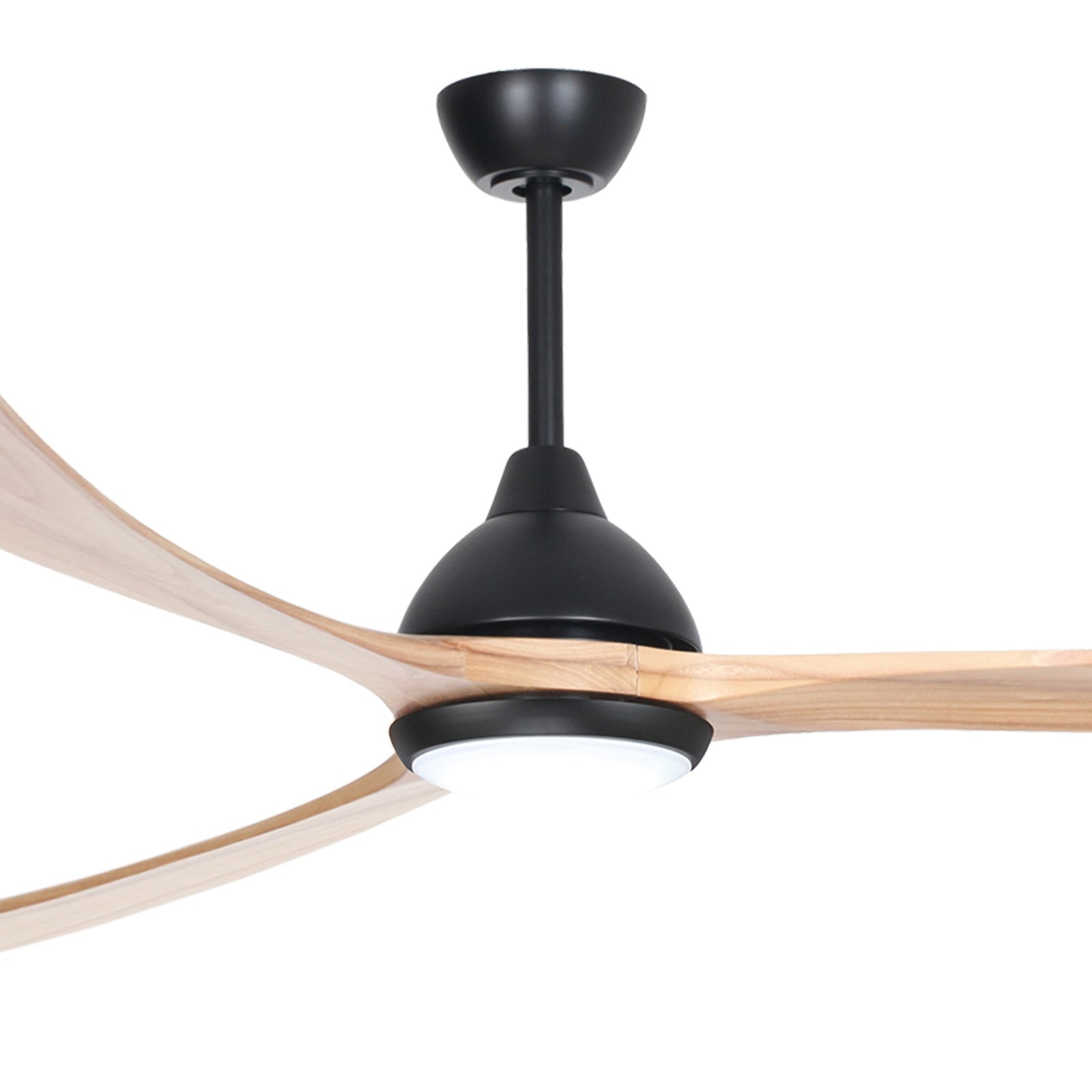 Details Fanco Sanctuary 92'' (234cm) DC Ceiling Fan with LED Light - Black and Natural KF6031/219A - The Blue Space