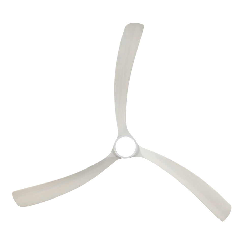 Fanco Sanctuary 92'' (234cm) DC Ceiling Fan with LED Light - White and Whitewash
