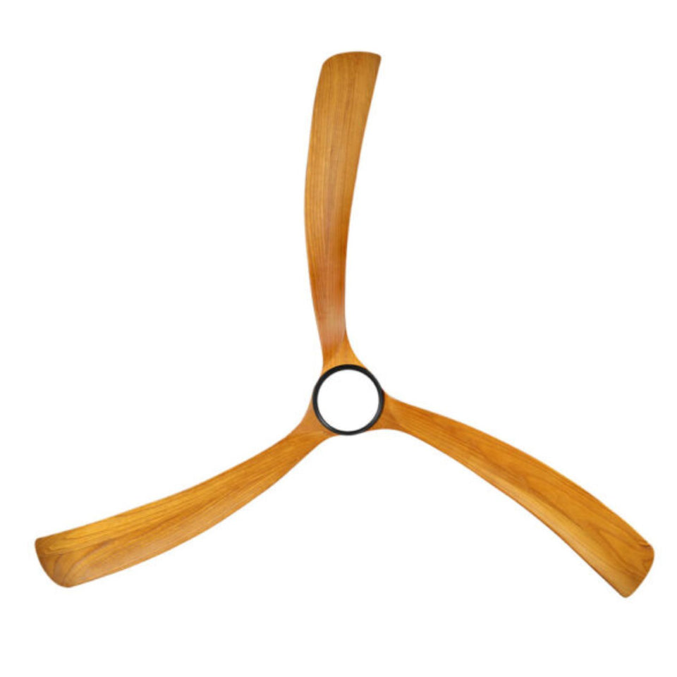 Fanco Sanctuary 86'' (218cm) DC Ceiling Fan with LED Light - Black and Teak