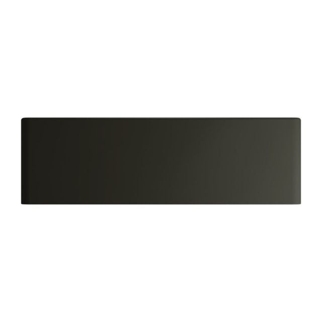 Fienza Benson Butler Sink Large 828 Reversible Fluted & Flat Fire Clay Matte Black 828X452X254mm