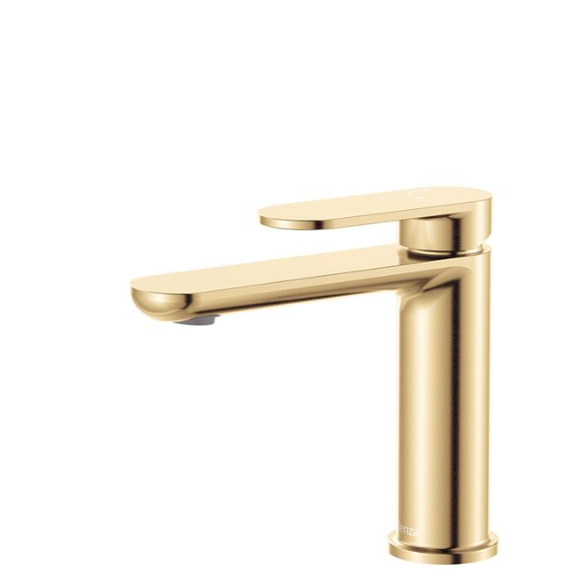 Fienza Empire Slim Basin Mixer Cold Start Urban Brass