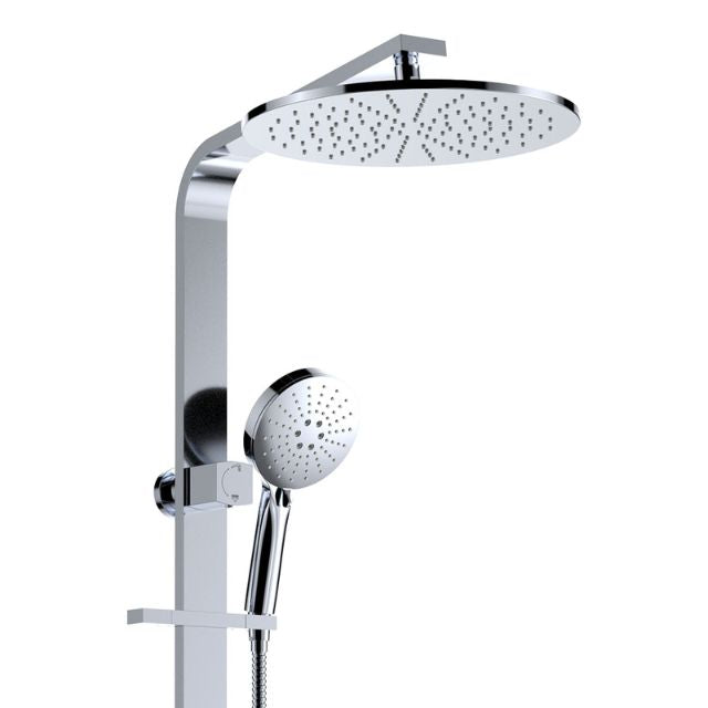 Fienza Empire Slim Deluxe Twin Shower Chrome