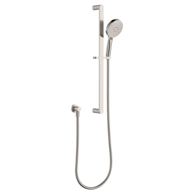 Fienza Empire Slim Rail Shower Brushed Nickel
