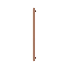 Fienza Empire Slim Vertical Heated Towel Rail 60 x 900mm Brushed Copper 889900CO - The Blue Space