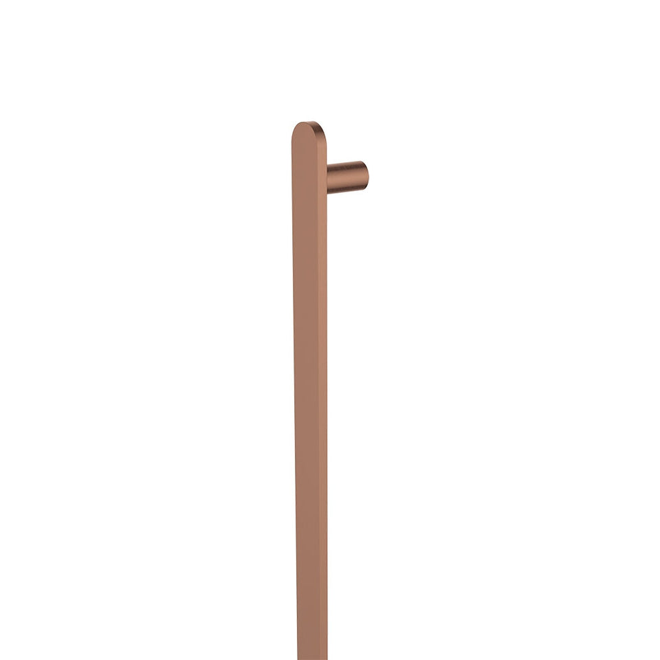 Fienza Empire Slim Vertical Heated Towel Rail 60 x 900mm Brushed Copper