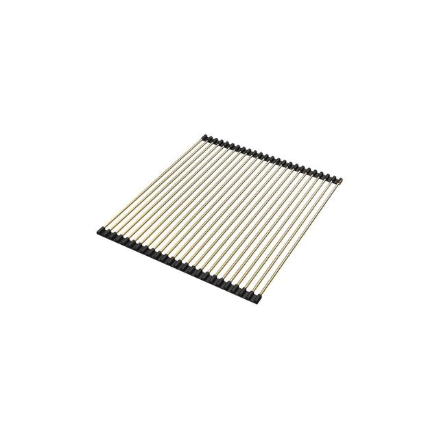 Angle Fienza Hana Sink Drainer Roller Rugged Brass 420X450X5mm A22RB - The Blue Space