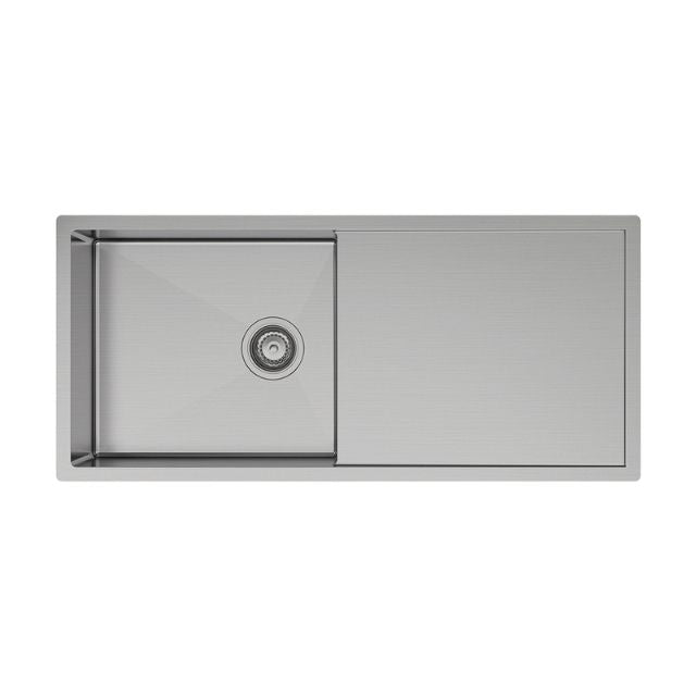 Fienza Hana Single Bowl Sink 36L With Drainer Top Mount 990X450X200mm 68404 - The Blue Space