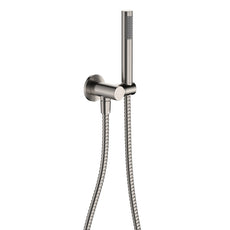 Fienza Isabella Hand Shower Round Plate Brushed Nickel 433203BN - The Blue Space