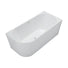 Fienza Isabella Acrylic Corner Bath 1500 with Overflow Gloss White - Left Handed Corner The Blue Space