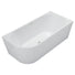 Fienza Isabella Left-Hand Acrylic Corner Bath with Overflow, Gloss White, 1700mm - The Blue Space