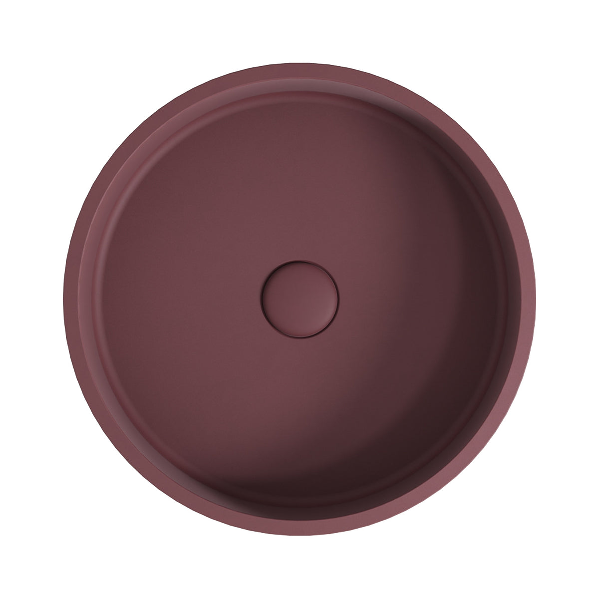 Top Fienza Jada Round Concrete Above Counter Basin - Mulberry RB199MU