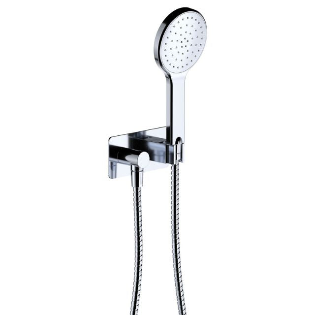 Fienza Kaya Hand Shower Rectangular Plate Chrome