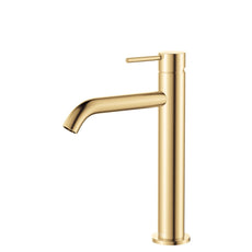 Fienza Kaya Medium Basin Mixer Urban Brass 228110UB-LF - The Blue Space