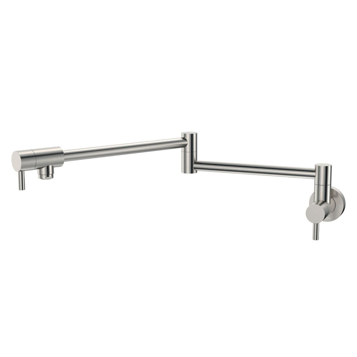 Extended 1 Fienza Kaya Pot Filler Wall Mixer Brushed Nickel 228120BN-LF - The Blue Space