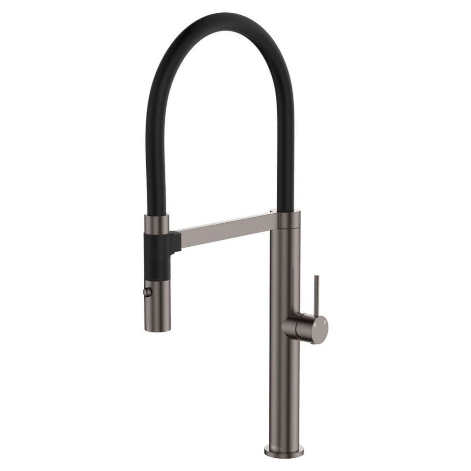 Fienza Kaya Pull Down Sink Mixer Gun Metal