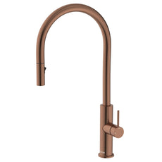 Fienza Kaya Pull Out Sink Mixer Brushed Copper 228108CO-LF - The Blue Space