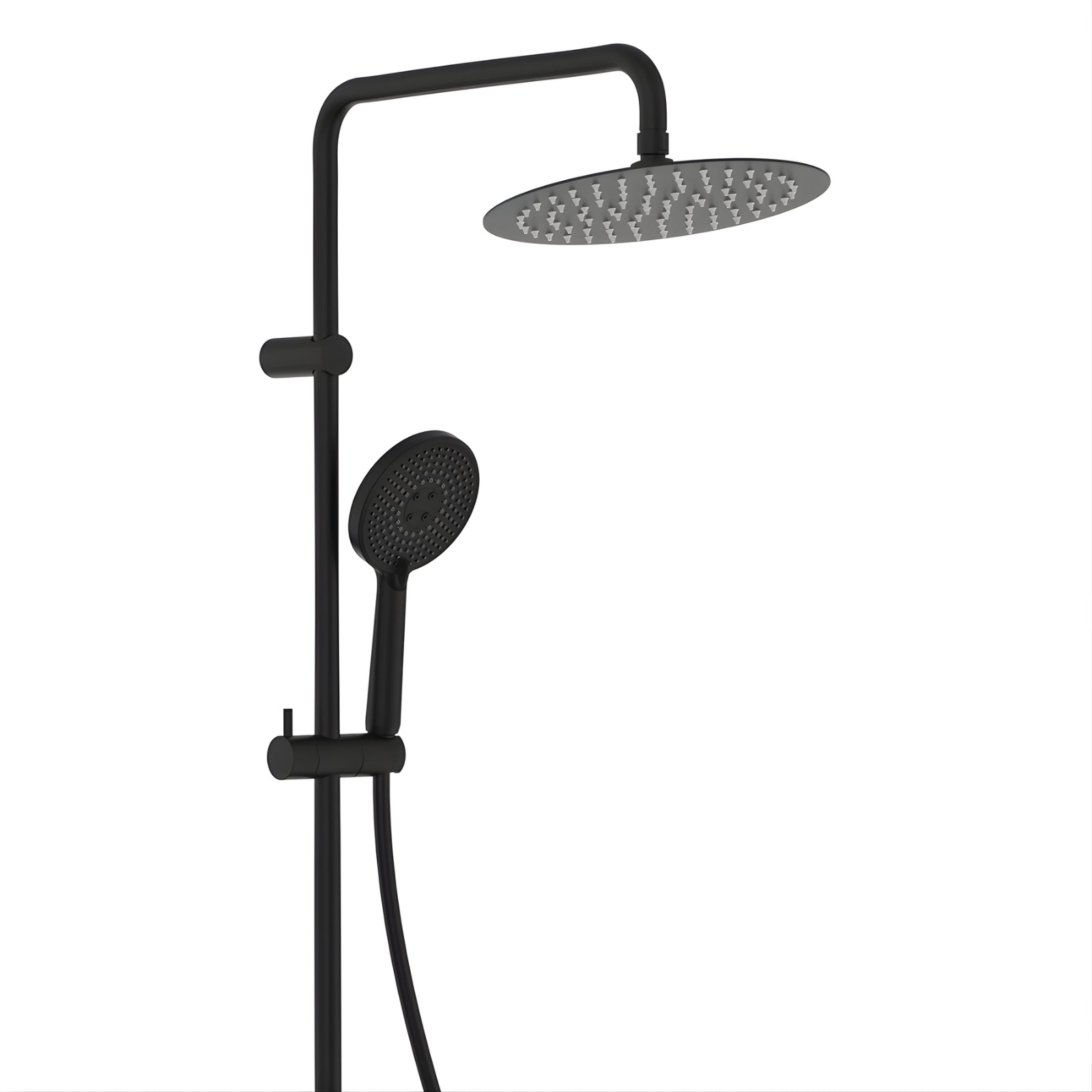 Fienza Kaya Retrofit Twin Shower - Matte Black 455101B - The Blue Space