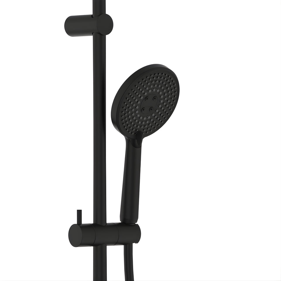 Fienza Kaya Retrofit Twin Shower - Matte Black
