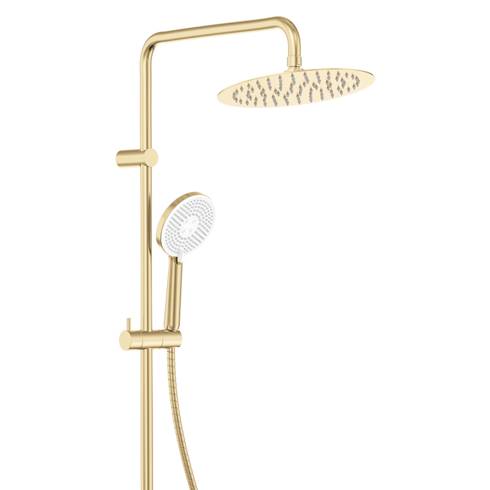 Fienza Kaya Retrofit Twin Shower - Urban Brass 455101UB - The Blue Space