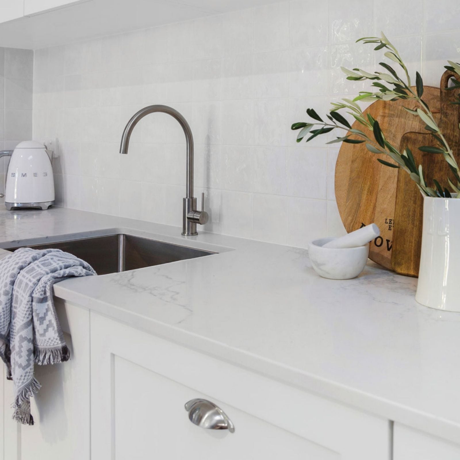 Lifestyle Fienza Kaya Sink Mixer Brushed Nickel 228105BN-LF - The Blue Space