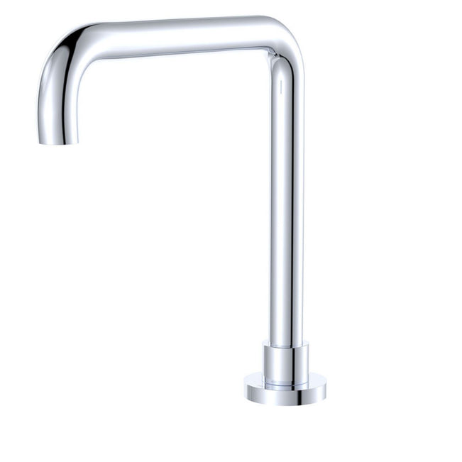 Fienza Kaya Squareline Hob Outlet Chrome 228123-LF - The Blue Space