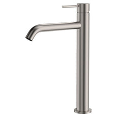 Fienza Kaya Tall Basin Mixer Brushed Nickel 228107BN-LF - The Blue Space