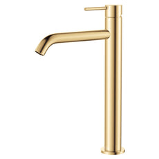 Fienza Kaya Tall Basin Mixer Urban Brass 228107UB-LF - The Blue Space