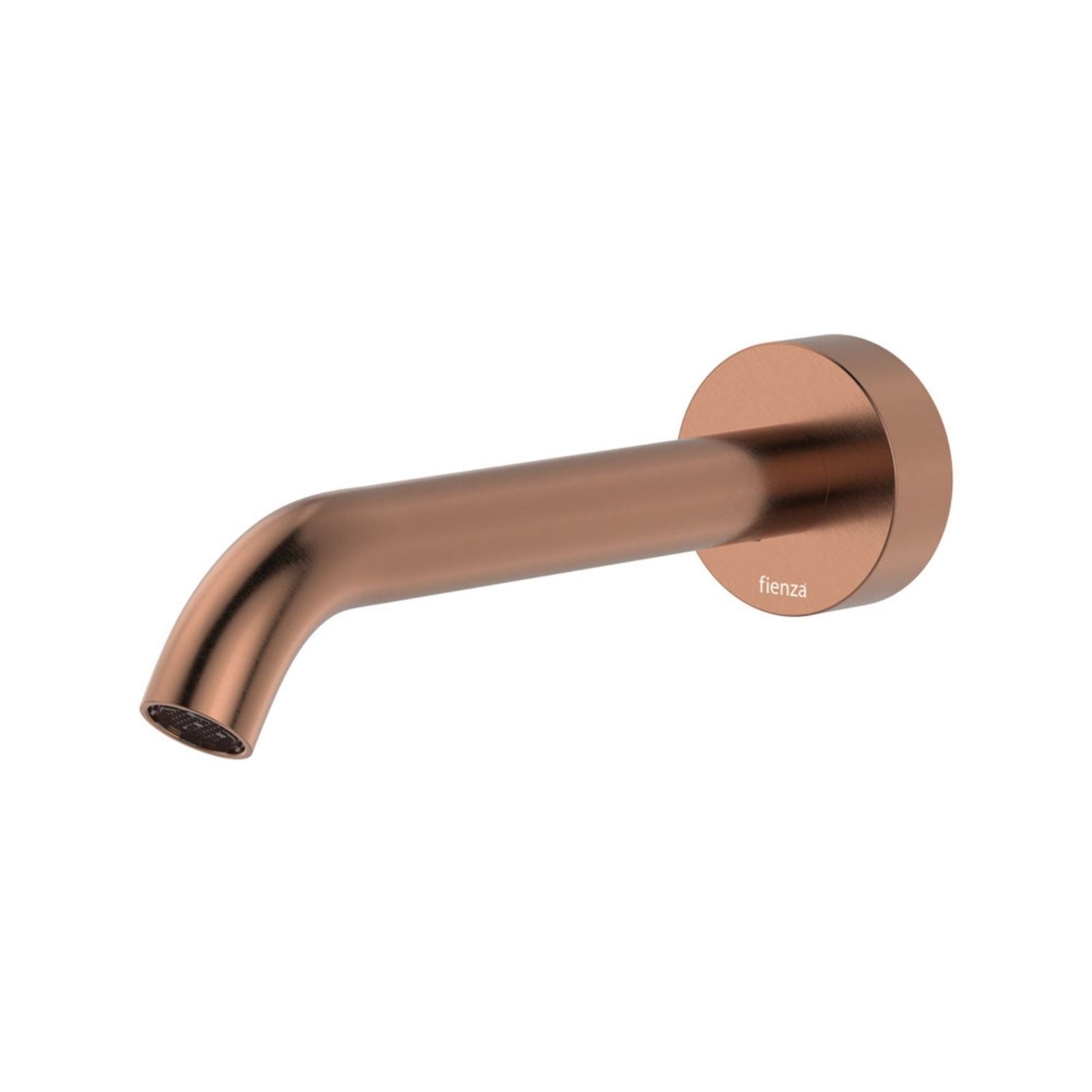 Fienza Kaya Wall Basin/Bath 180mm Outlet Round Plate Brushed Copper 228115CO-LF - The Blue Space