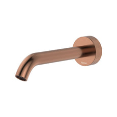 Fienza Kaya Wall Basin/Bath 180mm Outlet Round Plate Brushed Copper 228115CO-LF - The Blue Space