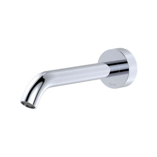 Fienza Kaya Wall Basin/Bath 180mm Outlet Round Plate Chrome 228115-LF - The Blue Space