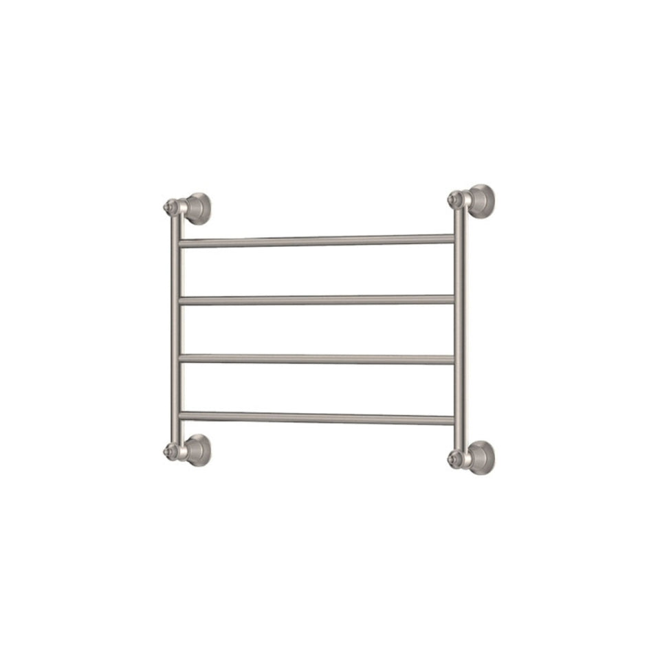 Fienza Lillian Heated Towel Rail 600 x 450mm Brushed Nickel