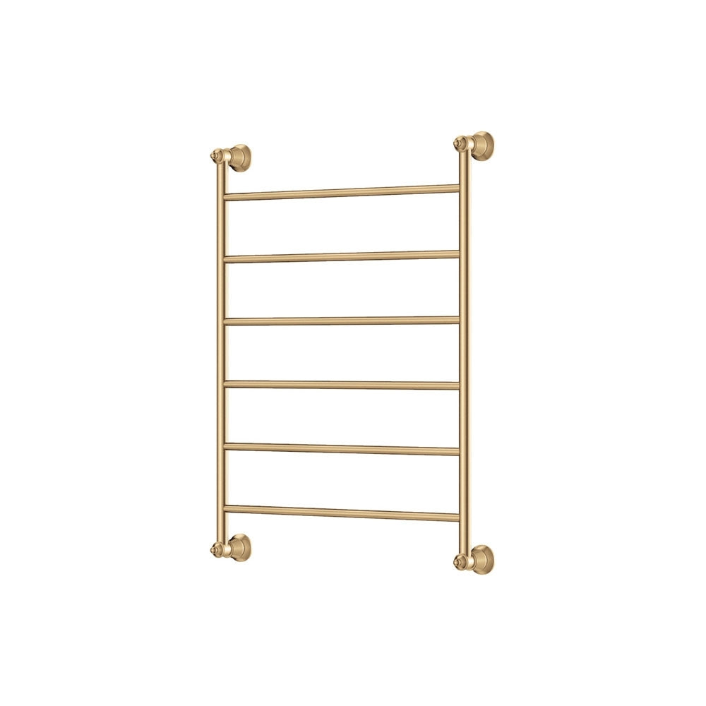 Fienza Lillian Heated Towel Rail 600 x 800mm Urban Brass 8106080UB - The Blue Space