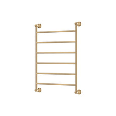 Fienza Lillian Heated Towel Rail 600 x 800mm Urban Brass 8106080UB - The Blue Space