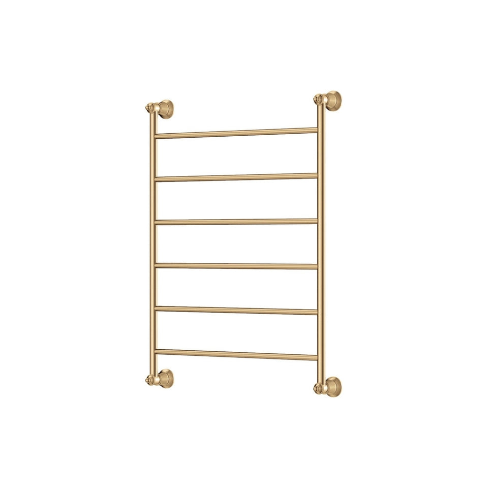 Fienza Lillian Heated Towel Rail 600 x 800mm Urban Brass