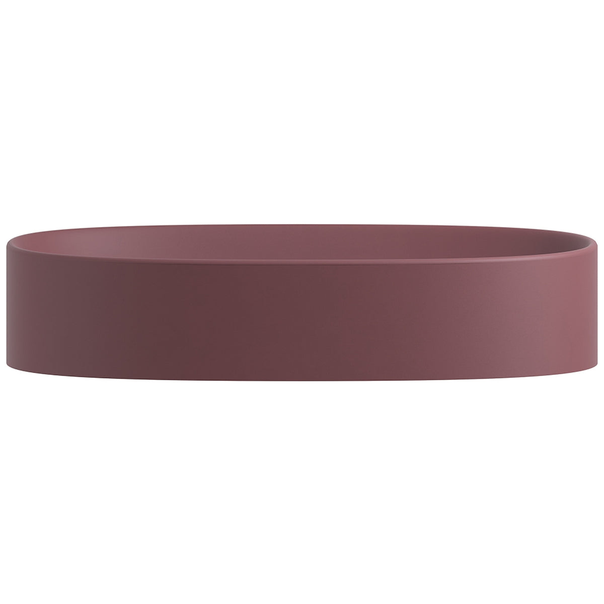 Front Fienza Paloma Pill Concrete Wall Hung Basin - Mulberry RB145MU