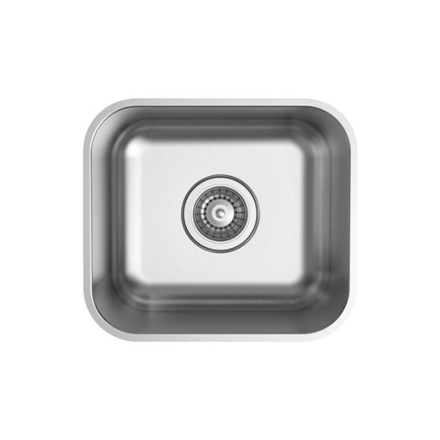 Fienza Tiva 365 Kitchen Sink Single Bowl 16L NTH 364X324X180mm 68101 - The Blue Space