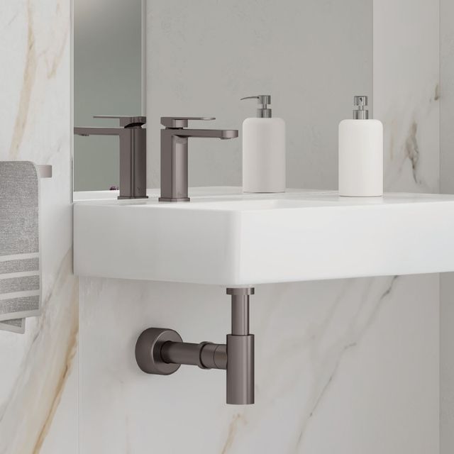 Fienza Tono Basin Mixer Gun Metal