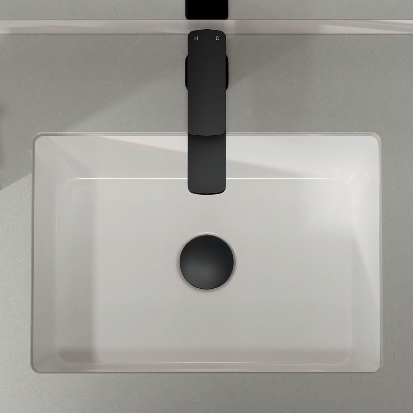 Lifestyle 2 Fienza Tono Basin Mixer Matte Black 233103B-LF - The Blue Space