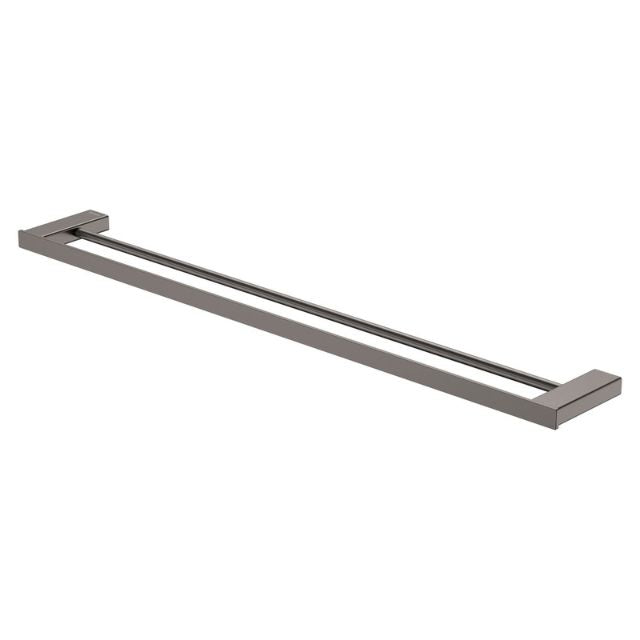 Fienza Tono Double Towel Rail 810mm Gun Metal
