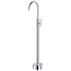 Fienza Tono Floor Mounted Basin/Bath Mixer Chrome 233112-LF - The Blue Space